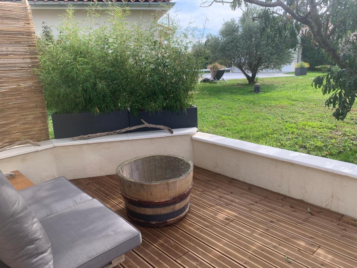 Gite Bambou Avec Piscine Saint-Andeol-le-Chateau エクステリア 写真